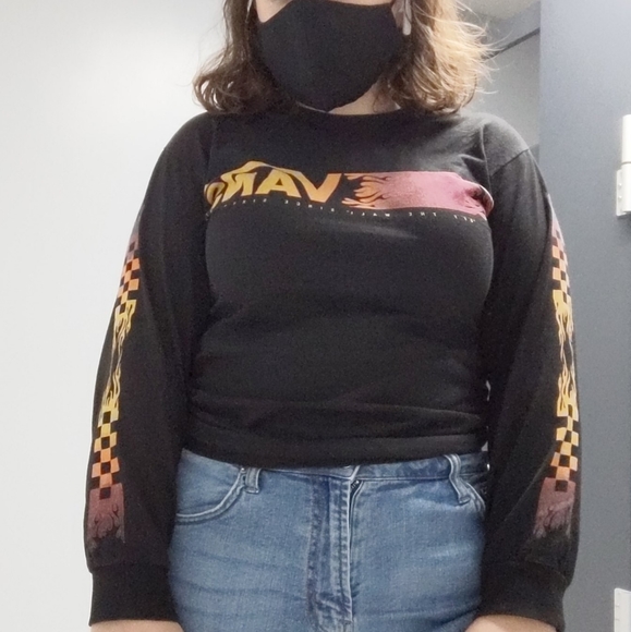 Vans Flammable Long Sleeve T-shirt - Picture 2 of 4